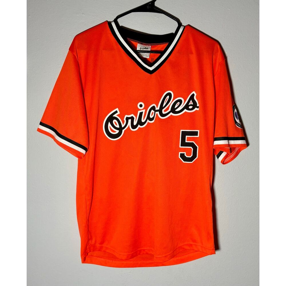 Baltimore Orioles MLB Brooks Robinson #5 Orange & Black Jersey Sz XL